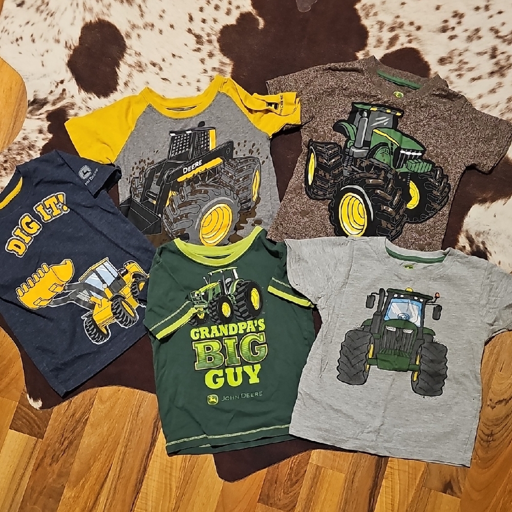 John Deere Kids' T-Shirt Collection - Green, Yellow, Gray